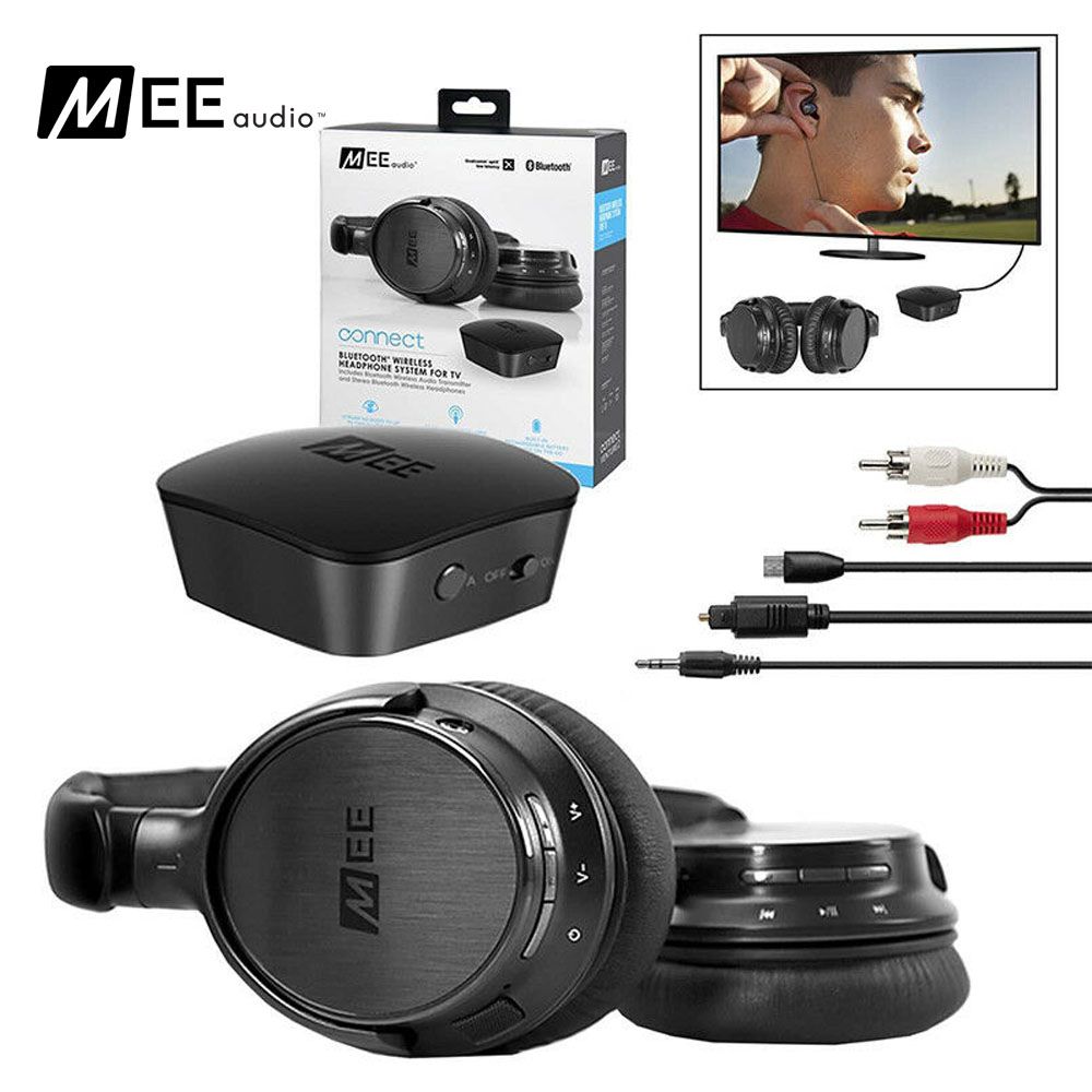 Mee Audio Connect Bundle Bluetooth Wireless Headphone System for TV w